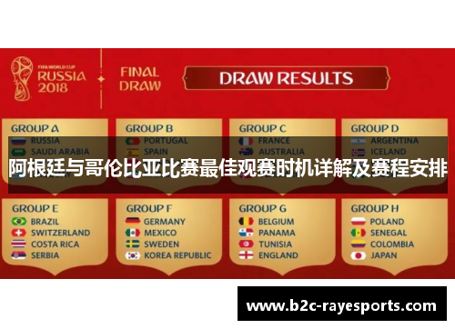 阿根廷与哥伦比亚比赛最佳观赛时机详解及赛程安排 阿根廷与哥伦比亚比赛最佳观赛时机详解及赛程安排