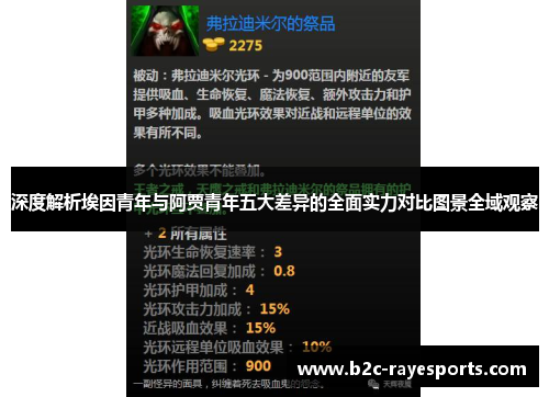 深度解析埃因青年与阿贾青年五大差异的全面实力对比图景全域观察 深度解析埃因青年与阿贾青年五大差异的全面实力对比图景全域观察